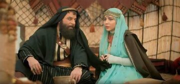 پژمان بازغی در نقش یزید و بهرام ابراهیمی در نقش معاویه