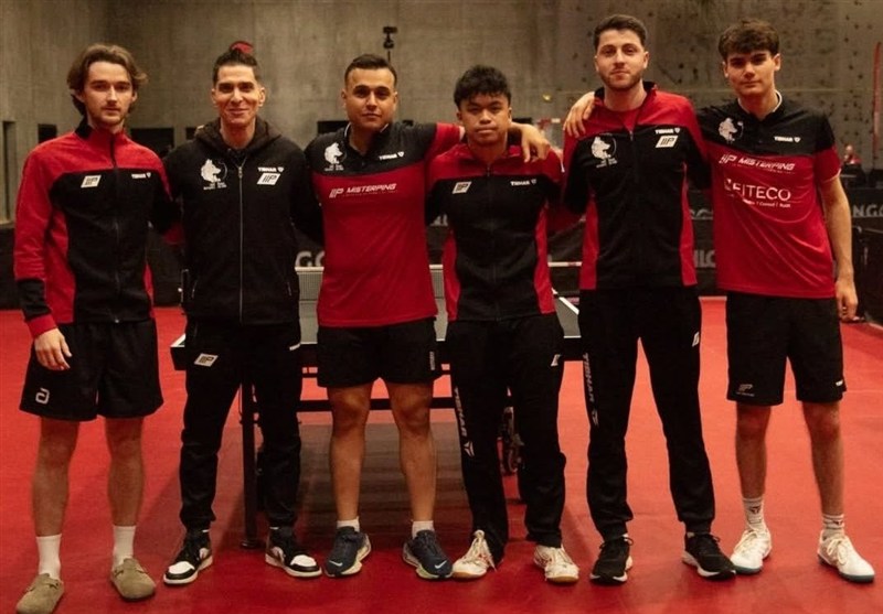 برد هدایی در روز برتری لیل در تنیس روی میز کاپ اروپا