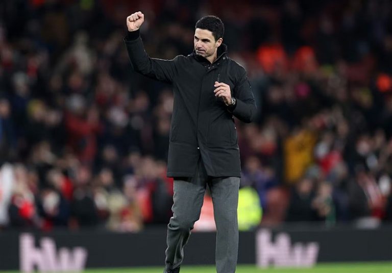 رضایت آرتتا از پایان دادن به ۱۱ برد متوالی استونویلا