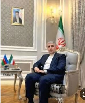 سفیر ایران در آذربایجان :رفع تراکم کامیونها در مرز آستارا نیازمند تصمیمات اساسی است