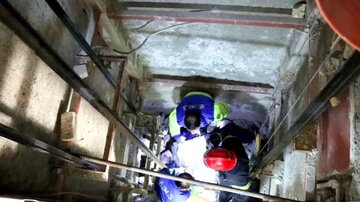 سقوط آسانسور ساختمان مسکونی در بجنورد حادثه آفرید