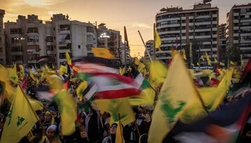 مردم عراق در حمایت از حزب‌الله به خیابان آمدند