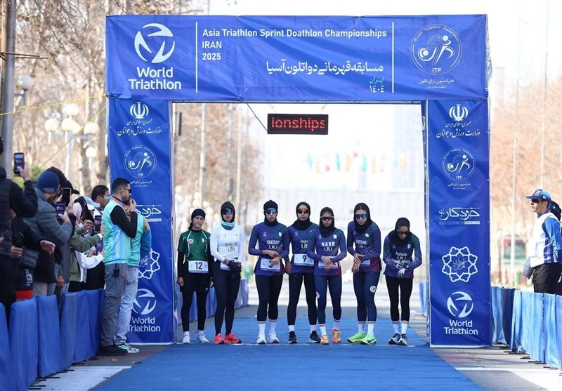 نصرآزادانی قهرمان مسابقات دواتلون آسیا شد