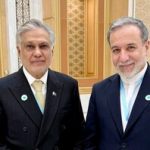 پیام اسحاق‌دار درباره دیدار با عراقچی/ عکس