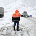 انسداد محور بجنورد – آشخانه به دلیل برف و کولاک