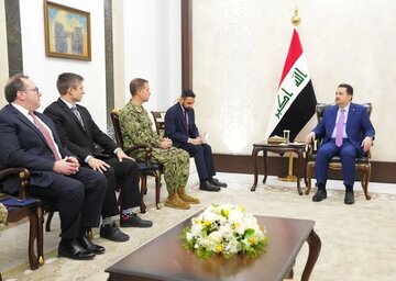 رایزنی السودانی با فرمانده سنتکام درباره منطقه و پایگاه عینالاسد/ تداوم حمایتهای همهجانبه واشنگتن از بغداد