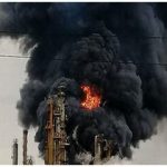 حمله سنگین اوکراین به تاسیسات نفتی روسیه؛ ایستگاه کلیدی پمپاژ نفت در آتش/ عکس