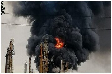 حمله سنگین اوکراین به تاسیسات نفتی روسیه؛ ایستگاه کلیدی پمپاژ نفت در آتش/ عکس