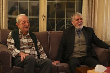 دیدار وزیر فرهنگ با خالق سرود جمهوری اسلامی ایران