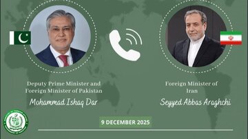 رایزنی وزیران امور خارجه ایران و پاکستان در ارتباط با مذاکرات مسقط