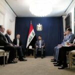 اولین دیدار از الزیدی در واشنگتن؛ تام باراک به دیدار نخست وزیر تازه نفس عراق رفت