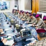 نشست فرماندهان نظامی عراق برای مراسم تشییع رهبر شهید