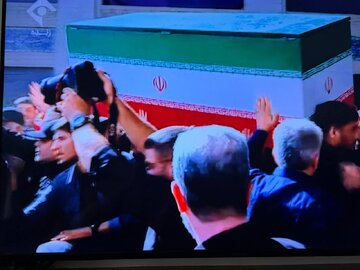 پوشش زنده مراسم وداع از «شبکه خبر ۲»