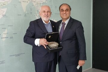 سفیر پاکستان در تهران با ظریف دیدار کرد/ بررسی راهکارهای تقویت همکاری‌های دوجانبه میان دو کشور + عکس