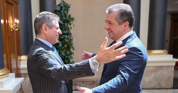 رایزنی مسرور بارزانی و کاردار امریکا در بغداد درباره افزایش تولید نفت اقلیم کردستان عراق