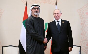 پوتین در دیدار با ولیعهد امارات: من مطمئن هستم اوضاع در خاورمیانه بهبود خواهد یافت