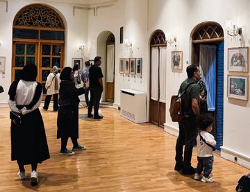 تصویرگری شعرهای محمدرضا شفیعی کدکنی/ نمایشگاه آثار راهیافته به جایزه تصویرگری «اگر میشد صدا را دید» افتتاح شد
